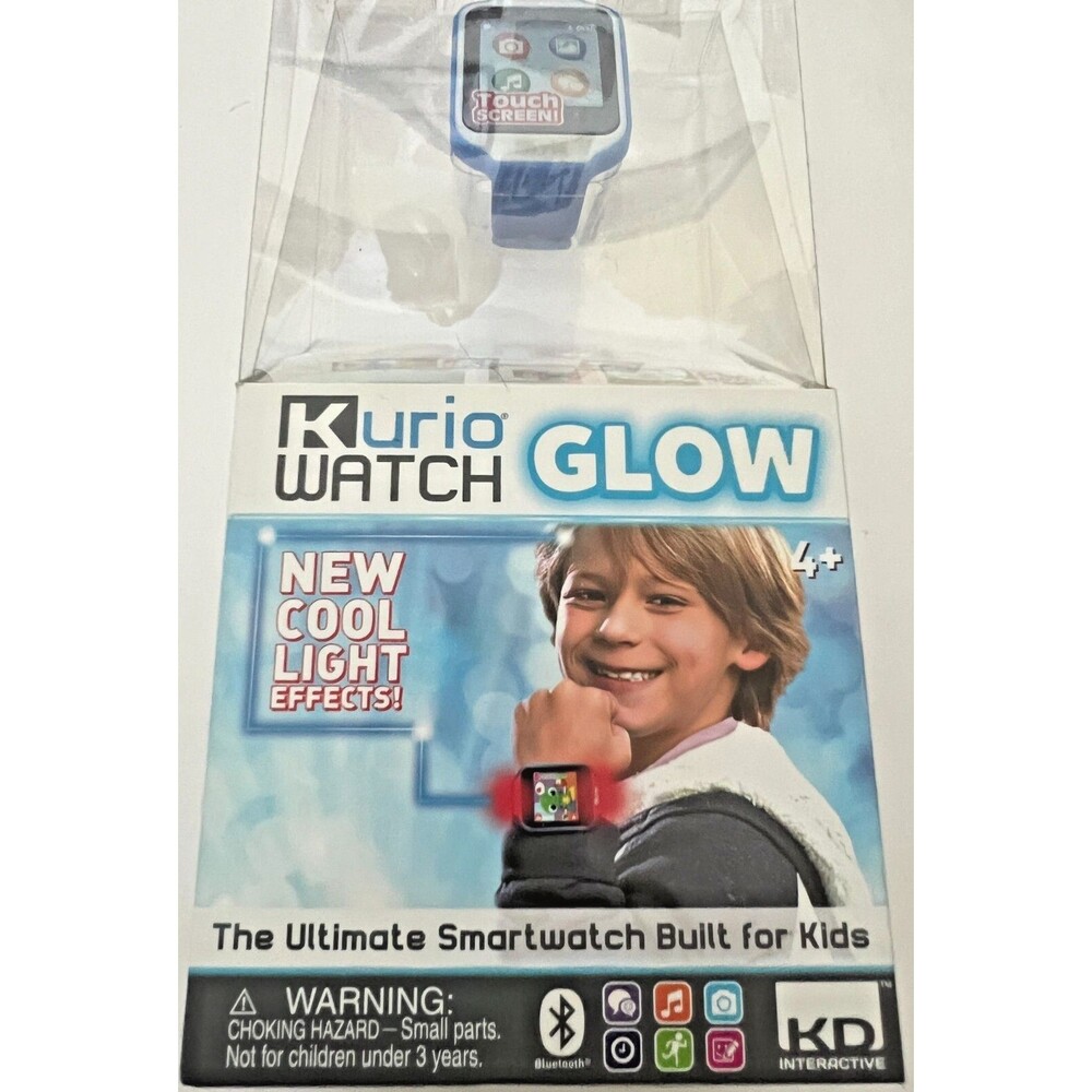 New Kurio Kids The Ultimate Smart Watch Glow Touchscreen Blue New!